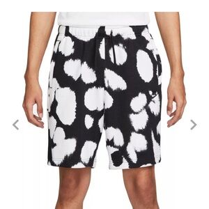 Nike Sport Essentials+ Tie Dye French Terry Shorts, Black sz XL